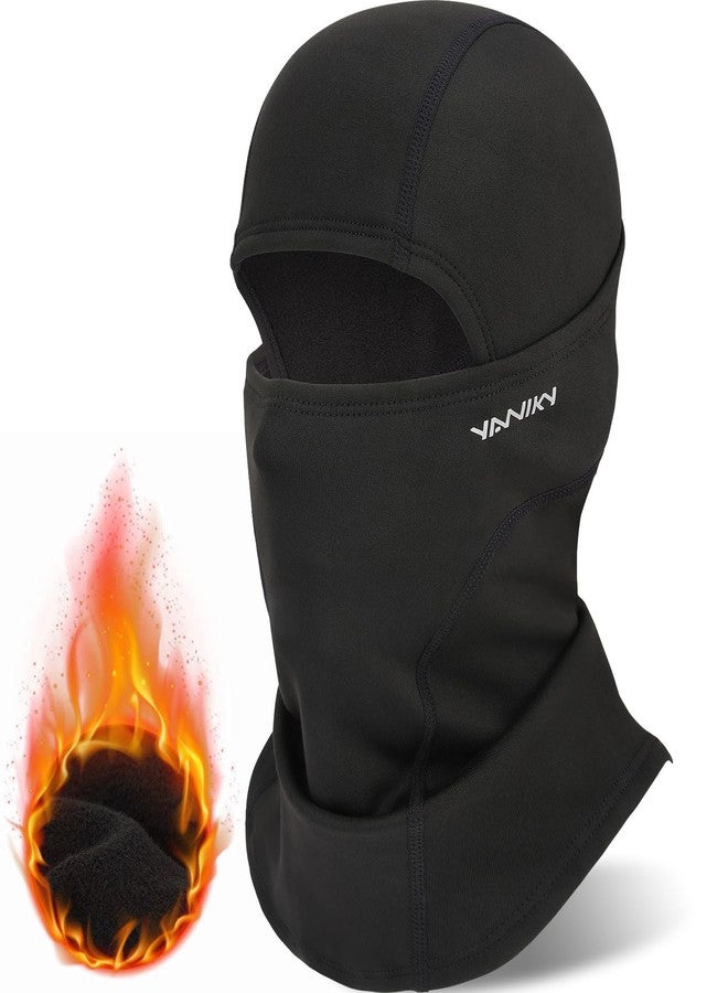 YANIKY Balaclava Ski Mask Windproof Thermal Winter Face Mask for Men Women Full Face Cover for Cold Weather Skiing Motorcycle Black - Image 1